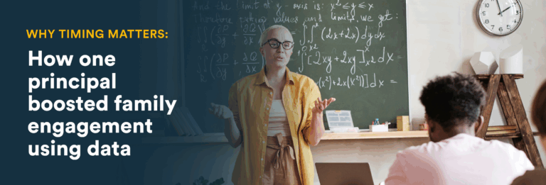 How one principal boosted family engagement using data blog header success story