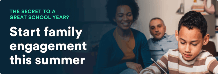 start family engagement in the summer blog header