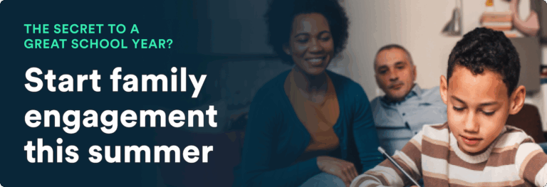 start family engagement in the summer blog header