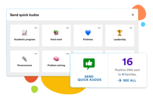 TalkingPoints Quick Kudos feature, a screenshot