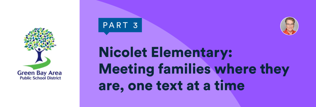 Nicolet Elementary and TalkingPoints blog header